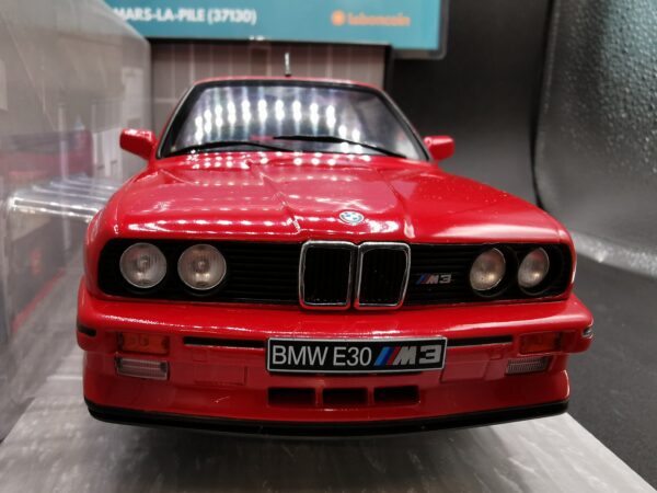BMW M3 E 30 1986 RED SOLIDO 1/18 – Image 8