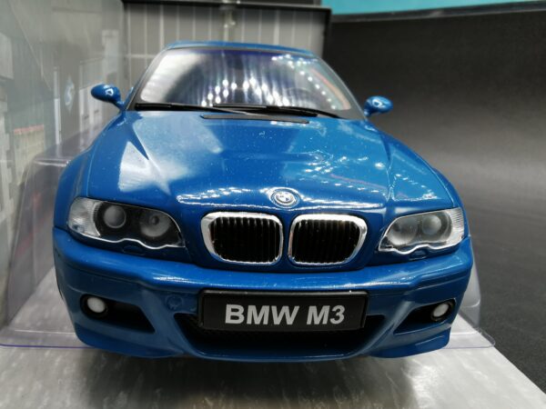 BMW E46 M3 LAGUNA SECA BLAU 2000 SOLIDO 1/18 – Image 8