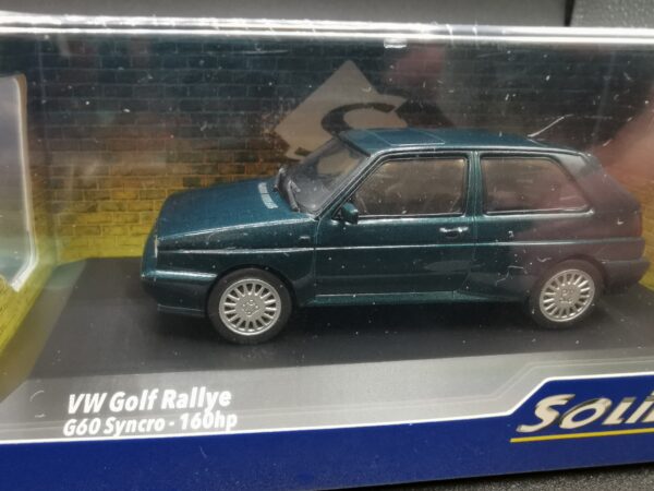 VOLKSWAGEN GOLF RALLYE G60 SYNCRO 160HP GREEN SOLIDO 1/43 – Image 2