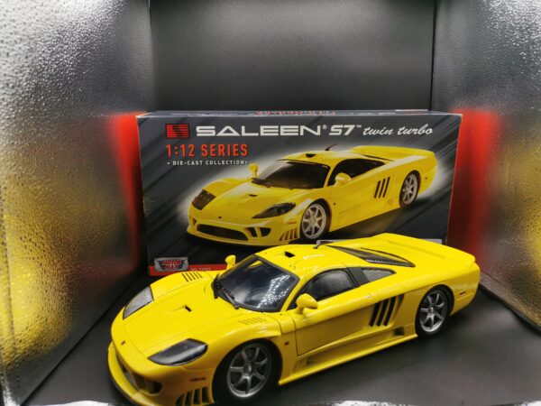 SALEEN S7 TWIN TURBO JAUNE MOTOR MAX 1/12