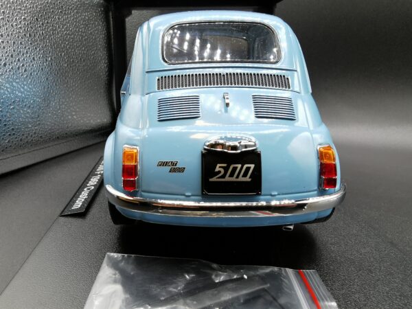 FIAT 500 F 1968 CUSTOM BLUE KKSCALE 1/12 – Image 5