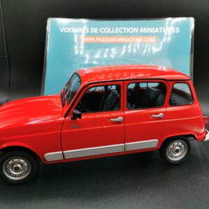 RENAULT R4 GTL RED 1989 SOLIDO 1/12 EME