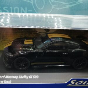 FORD MUSTANG SHELBY GT 500 FAST TRACK BLACK AND GOLD STRIPES SOLIDO 1/43 EME