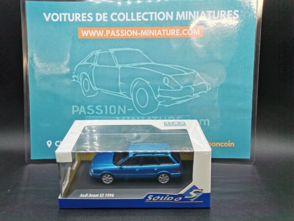 AUDI AVANT S2 1994 PELIKAN BLAU SOLIDO 1/43 EME – Image 2