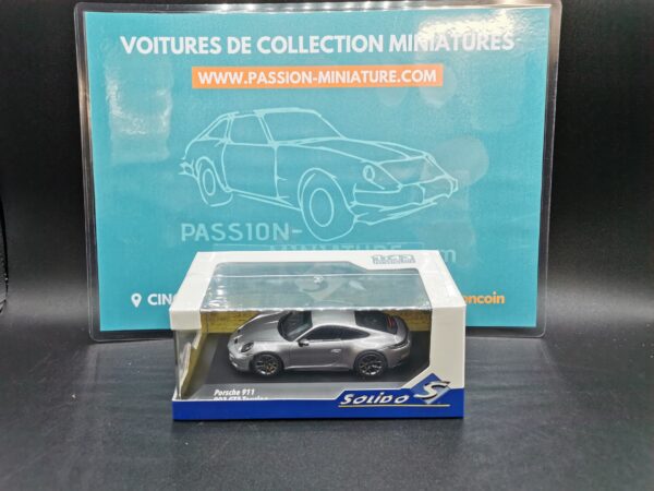 PORSCHE 911 992 GT3 TOURING SILVER SOLIDO 1/43 EME – Image 2