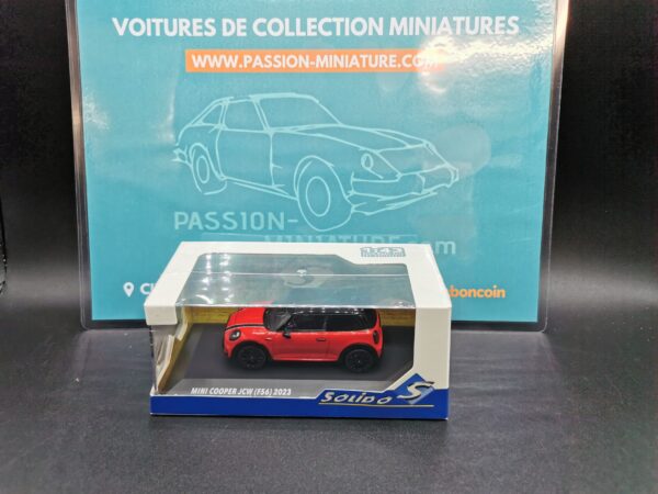 MINI COOPER JCW F56 2023 RED SOLIDO 1/43 EME – Image 2