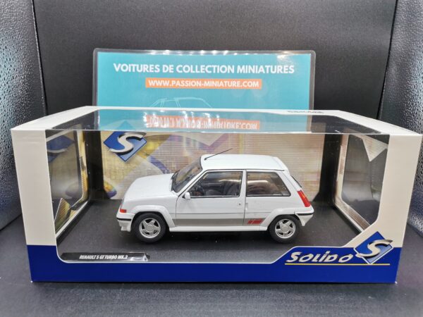 RENAULT 5 GT TURBO MK2 GIVRE NACRE 1989 SOLIDO 1/18 EME – Image 2