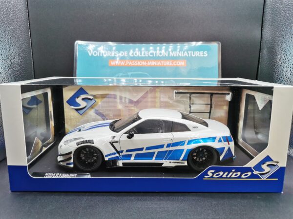 NISSAN GT-R R35 WITH LBWK BODY KIT TYPE 2 FOR PAUL TRIBUTE 2024 SOLIDO 1/18 EME – Image 2