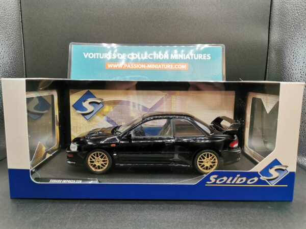 SUBARU IMPRESSA 22B BLACK 1998 SOLIDO 1/18 EME – Image 2