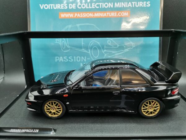 SUBARU IMPRESSA 22B BLACK 1998 SOLIDO 1/18 EME