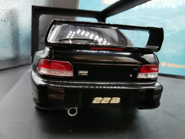 SUBARU IMPRESSA 22B BLACK 1998 SOLIDO 1/18 EME – Image 6