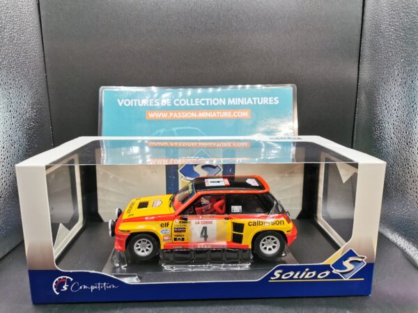 RENAULT 5 TURBO TOUR DE CORSE 1980 SOLIDO COMPETITION 1/18 EME – Image 6