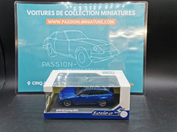 BMW M3 TOURING G81 COMPETITION SAN MARINO BLUE SOLIDO 1/43 EME – Image 2