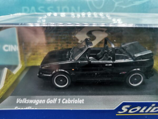 VOLKSWAGEN GOLF 1 CABRIOLET SPORTLINE BLACK SOLIDO 1/43 EME