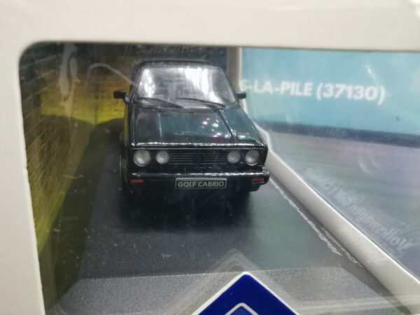 VOLKSWAGEN GOLF 1 CABRIOLET SPORTLINE BLACK SOLIDO 1/43 EME – Image 4