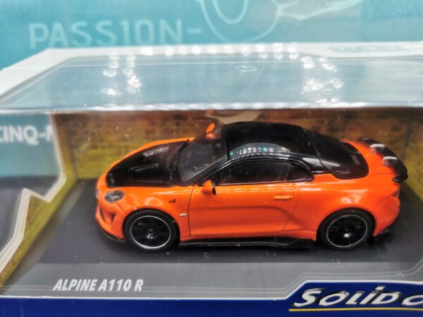 ALPINE A 110 R ORANGE FEU SOLIDO 1/43 EME