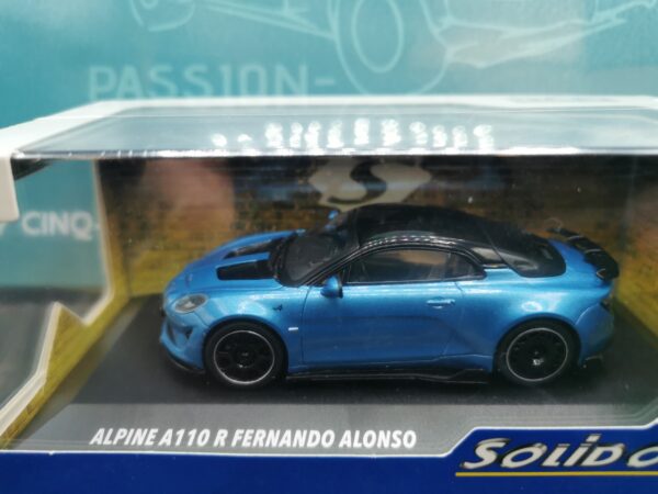 ALPINE A110 R FERNANDO ALONSO BLUE SOLIDO 1/43 EME