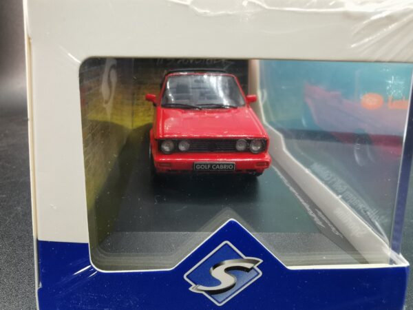 VOLKSWAGEN GOLF 1 CABRIOLET SPORTLINE TORNADO RED SOLDO 1/43EME – Image 4