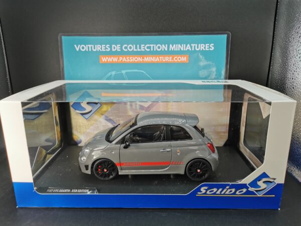 FIAT 695 ABARTH XSR EDITION YAMAHA RECORD GREY 2022 SOLIDO 1/18 EME – Image 2