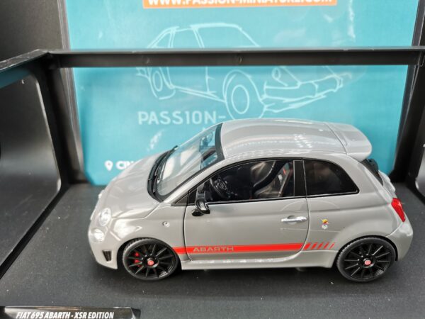 FIAT 695 ABARTH XSR EDITION YAMAHA RECORD GREY 2022 SOLIDO 1/18 EME