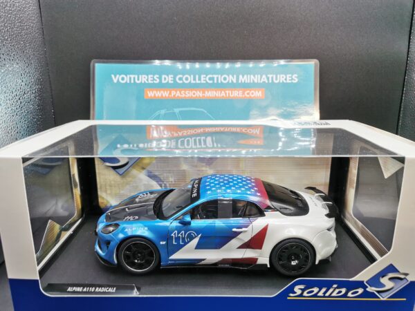 ALPINE A 110 RADICALE US RACING 2024 SOLIDO 1/18 EME – Image 2