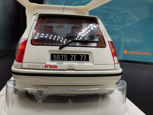 RENAULT 5 GT TURBO PH2 1989 PANDA WHITE NOREV 1/18 EME – Image 3