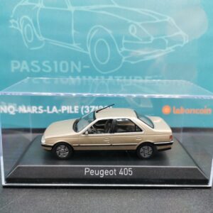 PEUGEOT 405 SRI 1991 MAYFAIR BEIGE METALLIC NOREV 1/43 EME