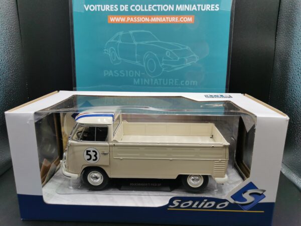 VOLKSWAGEN T1 PICK UP RACER 53 1950 SOLIDO 1/18 EME – Image 2