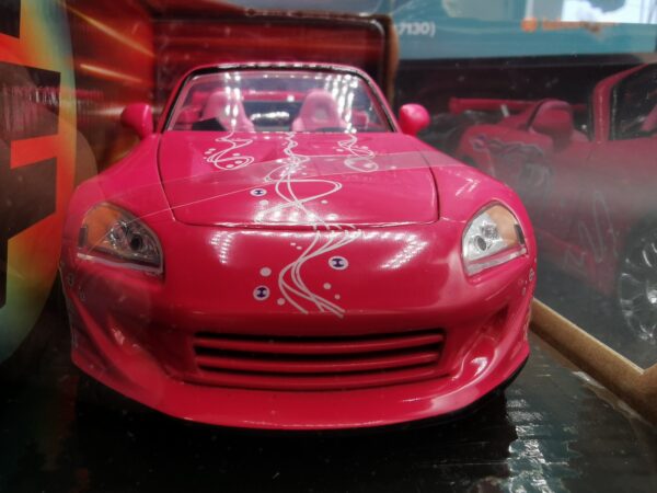 HONDA S 2000 ROSE CABRIOLET FAST & FURIOUS JADA 1/24 – Image 5