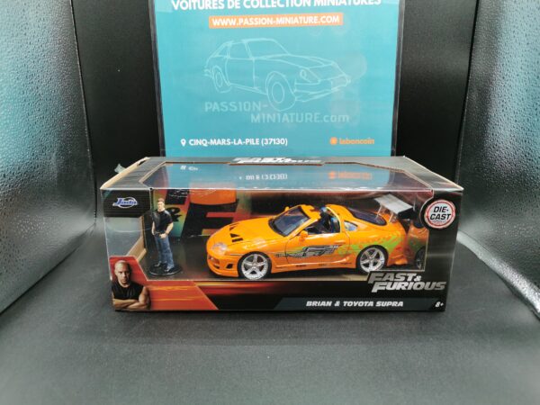 TOYOTA SUPRA ORANGE DE BRIAN FAST & FURIOUS JADA 1/24 EME – Image 2