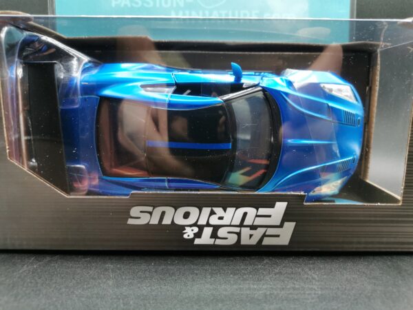 NISSAN GT-R R35 BEN SOPRA BLUE BRAIN FAST & FURIOUS JADA 1/24 EME – Image 5