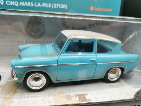 FORD ANGLIA 1959 BLUE HARRY POTTER JADA 1/24 EME
