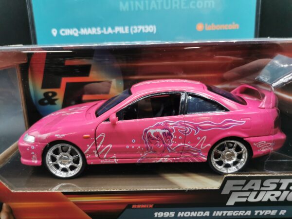 HONDA INTEGRA TYPE R ROSE 1995 FAST & FURIOUS JADA 1/24 EME