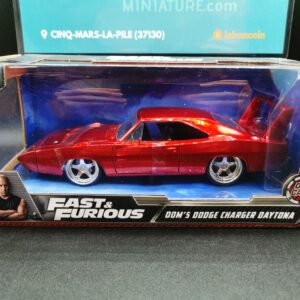 DODGE CHARGER DAYTONA ROUGE DOM FAST & FURIOUS