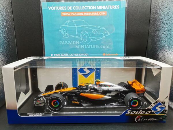 McLAREN F1 TEAM MCL60 GREAT BRITAIN GP SOLIDO COMPETITION 1/18 EME – Image 2