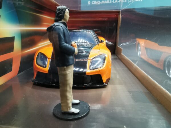 MAZDA RX-7 ORANGE ET NOIRE HAN FAST & FURIOUS JADA 1/24 EME – Image 4