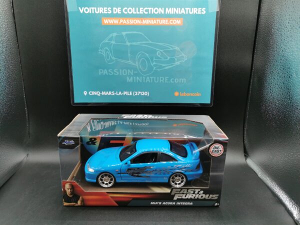 ACURA INTEGRA BLUE MIA FAST & FURIOUS JADA 1/24 EME – Image 2