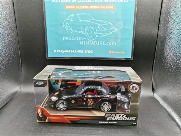 HONDA S2000 BLACK FAST & FURIOUS JADA 1/24 EME – Image 2