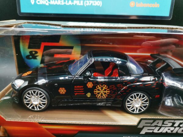 HONDA S2000 BLACK FAST & FURIOUS JADA 1/24 EME
