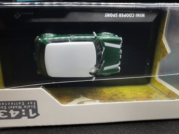 MINI COOPER SPORT PACK 1.3I BRITISH RACING GREEN SOLIDO 1/43 EME – Image 6