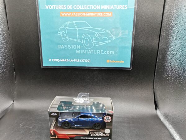 NISSAN GT- R R35 BLUE BRIAN FAST & FURIOUS JADA 1/32 EME – Image 2