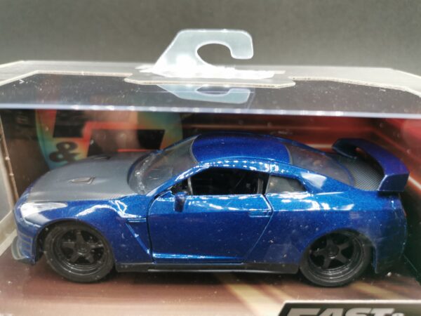 NISSAN GT- R R35 BLUE BRIAN FAST & FURIOUS JADA 1/32 EME