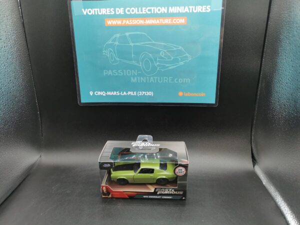 CHEVROLET CAMARO GREEN 1973 FAST & FURIOUS JADA 1/32 EME – Image 2