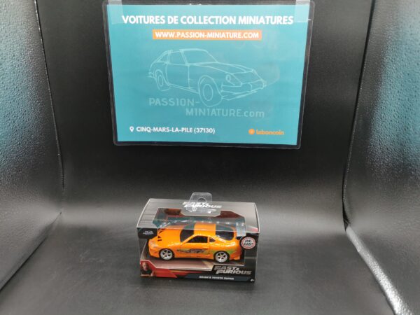 TOYOTA SUPRA ORANGE BRIAN FAST & FURIOUS JADA 1/32 EME – Image 2