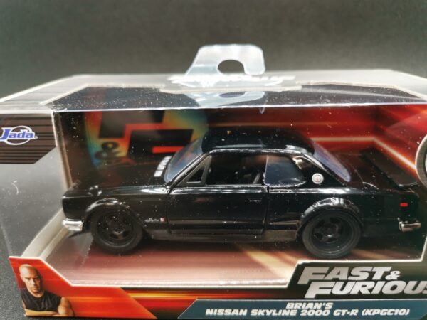 NISSAN SKYLINE 2000 GT-R KPGC10 BLACK BRIAN FAST & FURIOUS JADA 1/32 EME