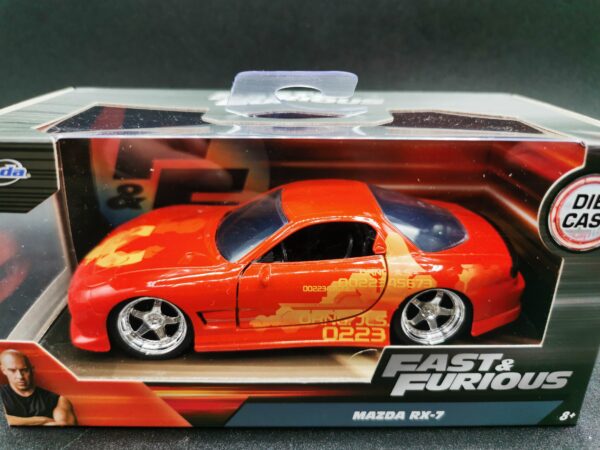MAZDA RX7 RED FAST & FURIOUS JADA 1/32 EME