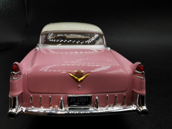 CADILLAC FLEETWOOD SERIES 60 1955 ROSE A TOIT BLANC GREENLIGHT 1/24 EME – Image 6