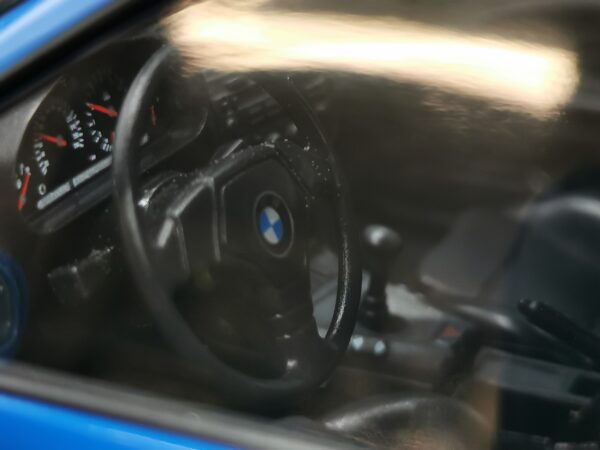 BMW E36 COUPE M3 SANTORIN BLUE 1996 SOLIDO 1/18 EME – Image 4