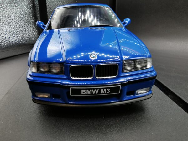 BMW E36 COUPE M3 SANTORIN BLUE 1996 SOLIDO 1/18 EME – Image 5