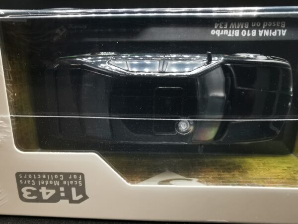 BMW ALPINA B10 BITURBO BASE E34 DIAMOND BLACK SOLIDO 1/43 – Image 6